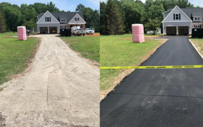 before-after-york-sc-residential-driveway-asphalt-paving